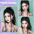 thumbnail image 4 of YSABOXY Perruque de Mode pour Femmes Queue de Cheval Simulation Accessoires Cheveux Tresses Lot T4, 4 of 6