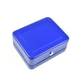 thumbnail image 4 of Goriertaly Lightweight Portable Metal Money Box - Cash Safe And Organized Convenient Protective Small Cash Box blue 1Set, 4 of 6