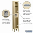 thumbnail image 4 of Salsbury Industries  See-Through Metal Locker - Single Tier - 1 Wide - Assembled - Tan, 4 of 4