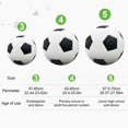 thumbnail image 4 of Balón de fútbol para niños, balón de fútbol para entrenamiento, para niños, estudiantes, equipo deportivo, accesorios, tamaño 2/3/4/5, 4 of 5