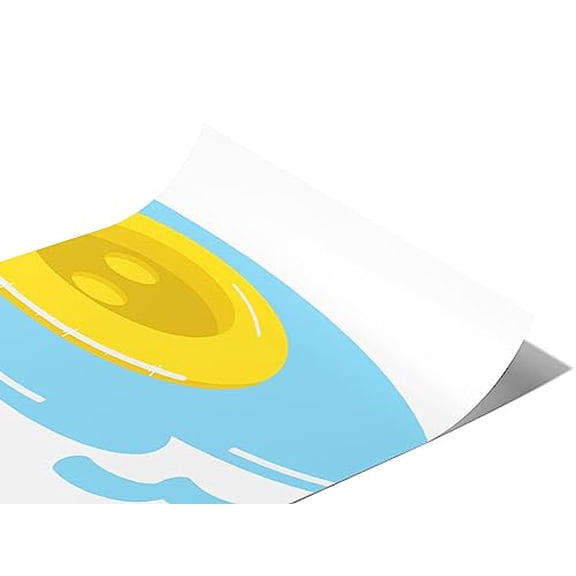 Rwraps Ducks Birds Rubber Duckie Matte Vinyl Film Wrap 59in x 10ft Vinyl Vehicle Car Film Sheet Roll