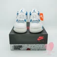 thumbnail image 3 of Ni - ke Air Jordan 4 Retro Military Blue 2024 FV5029-141 Men's Size 12, 3 of 5