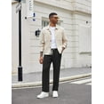 thumbnail image 4 of COOFANDY Mens Lightweight Knit Sweatpants Loose Fit Open Bottom Trousers Yoga Pants with Pockets, 4 of 6