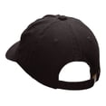 thumbnail image 3 of Bat Swing Logo Embroidered Unstructured Cotton Twill Cap - Black OSFM, 3 of 5