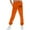 Orange, variant on Simua Women's Winter Warm Fleece Joggers Hearted Printed Pants Sherpa Lined Athletic Active Sweatpants