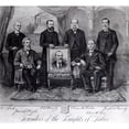 thumbnail image 2 of Founders Of The Knights Of Labor In 1886. Front Row James S. Wright History (36 x 24), 2 of 2