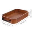 thumbnail image 2 of Raindrops Appetizer Serving Tray Wood for Graduation Home Use 1Pack, 2 of 7