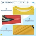 thumbnail image 2 of FORMRS Boys Rash Guard Short Sleeves Swim Shirt Quick Dry UPF 50+ Sun Protection, Sizes 3-12T, Orange Cocktails, 2 of 6