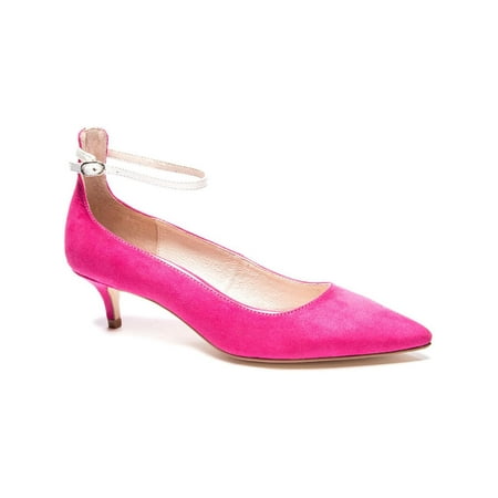 

Chinese Laundry Womens Honeyy Kitten Heel Ankle Strap Pumps