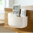thumbnail image 4 of Wall Mounted Storage Box With Hook Mobile Phone Holder Mobile Phone Charging Station Remote Control Storage Box Self Adhesive Double Sided Tape Fixed Position, 4 of 9