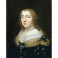 thumbnail image 2 of Charles Beaubrun 20x24 Gold Ornate Framed and Double Matted Museum Art Print Titled - Portrait of Anne from Austria, 2 of 4