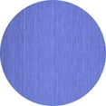 thumbnail image 1 of Ahgly Company Machine Washable Indoor Round Abstract Blue Contemporary Area Rugs, 7' Round, 1 of 4