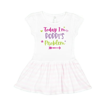 

Inktastic Child Funny Today Im Poppis Problem Gift Toddler Girl Dress