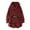 Wine, variant on Womens Cat Graphic Hoodies Long Sleeve Fuzzy Pullover Side Button Detail High Low Hem Loose Fit Tunic Sweatshirts