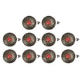 thumbnail image 2 of Botones Decorativos, Metal Y Patrón De Girasol Rojo Turquesa, Diseño Desmontable, Botones Traseros Con Tornillos, 10 Juegos Para Manualidades, 2 of 7