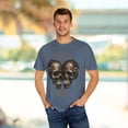 thumbnail image 4 of TOGETHER FOREVER Romantic Skulls Unisex Garment-Dyed T-shirt, 4 of 10