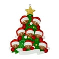 thumbnail image 6 of Personalized Family of 8 Christmas Ornament 2024 African American Family 1 Count -Ornaments by Elves, 6 of 10