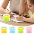 thumbnail image 1 of Czzoypi 2025 4 Pcs Pencil Sharpeners With (Colorful), 4 Pcs Pencil Sharpeners With Lid 2025 Small Hole Manual Pencil Sharpener Colored Handheld Pencils Sharpener For Classroom Home Office, 1 of 7