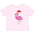 thumbnail image 3 of Inktastic Christmas Holiday Cute Flamingo Girls Toddler T-Shirt, 3 of 5