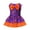 Purple, variant on Visland Dog Dress Harness with Leash Bow-knot Fashion Spring Summer Pet Skirt Clothes Puppy Costume