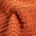 thumbnail image 3 of Home Soft Things Chain Tweed Throw Blanket, Reversible Lightweight Super Soft Cozy Throw Blanket, 50x60 inches, Burnt Orange, 3 of 10