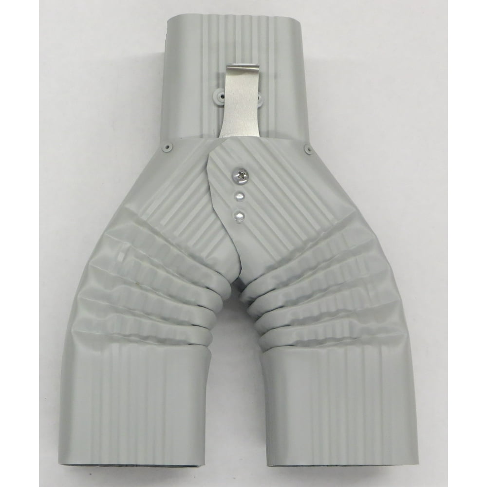 Basic Downspout Diverter for Rain Barrels (3X4, Pearl Grey) Walmart