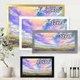 thumbnail image 4 of Designart 'Gorgeous Clouds Over Colorful Flowers In Field' Traditional Framed Art Print, 4 of 4