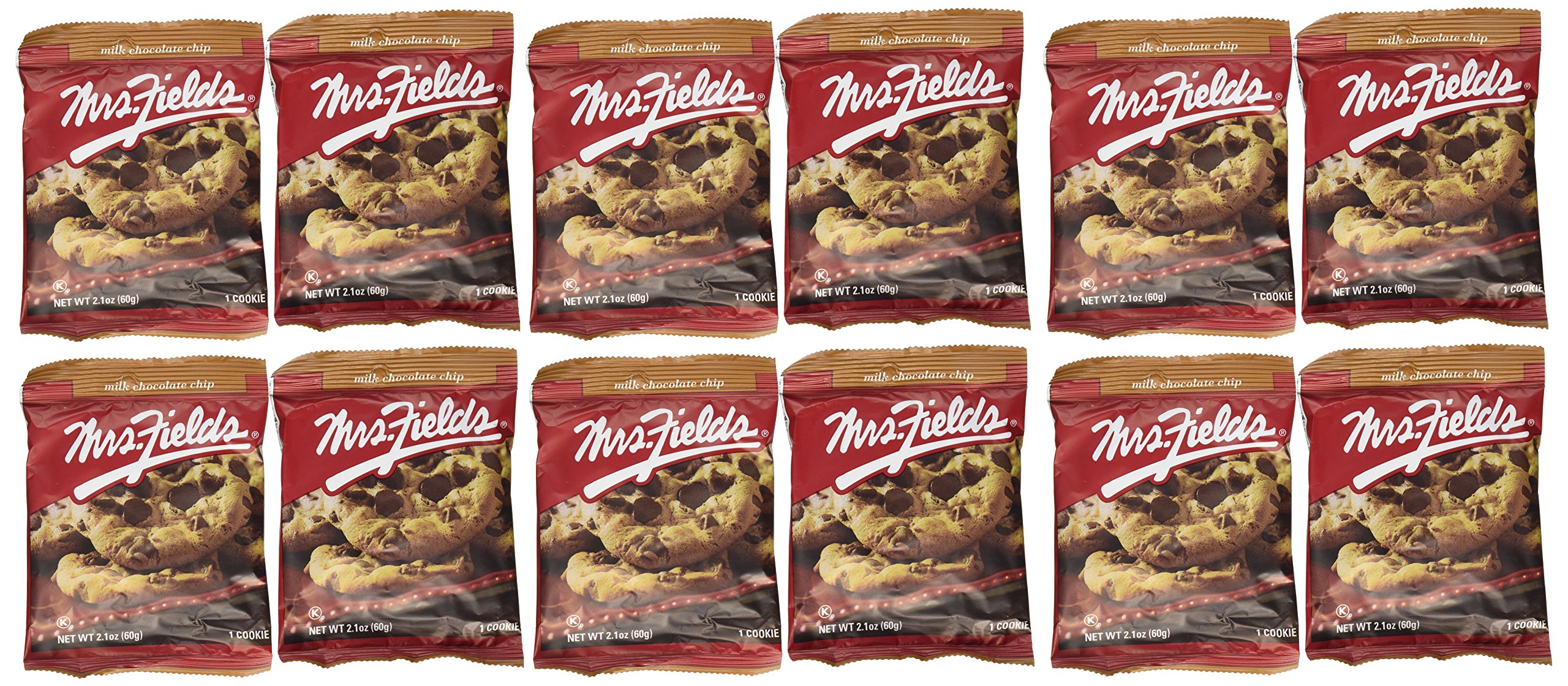 Mrs. Fields Jumbo Individually Wrapped Chocolate Chip Cookies (12 count