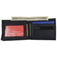 thumbnail image 5 of Lamb Leather Flap Up ID Card Holder W/Zippered Compartment Bifold Wallet 3053, 5 of 34