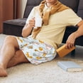 thumbnail image 5 of Sikiie Squirrel In The Forest Mens Pajama Shorts, Lightweight Lounge Pant with Pockets Soft Sleep Pj Shorts for MenMedium, 5 of 6
