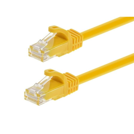 Monoprice Flexboot 7ft Cat6 Snagless Unshielded (UTP) Network Cable - Yellow