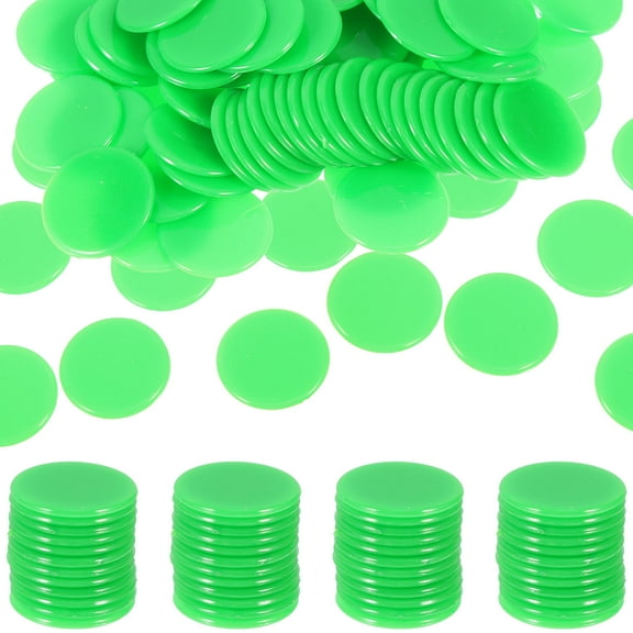 LEORX 100pcs Bingo Chips Counting Pieces Solid For Bingo Games And Educational Math Learning Activities