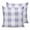 White Light Purple, variant on Cream White Buffalo Check 18x18 Pillow Covers Set of 2, Farmhouse Plaid Modern Geometric Throw Pillow Covers Decorative Couch Cushion Case, Microfiber Square Pillowcases for Bedroom Car Living Room