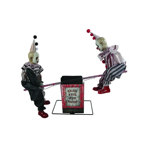 See Saw Clowns Animated Prop Halloween Decoration