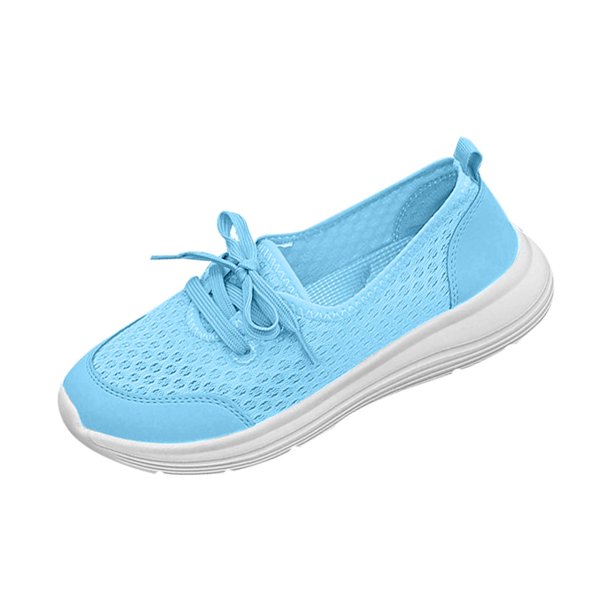 Zapatillas planas transpirables de malla tejida para mujer, zapatos casuales antideslizantes de moda para caminar, mocasines cómodos de suela suave sin cordones, zapatillas de tenis