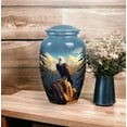 thumbnail image 5 of Eagle In Mountains Large Urn For Adults Ashes Female & Male - Memorial Urn For Adult Ash - Burial Cremation Urns For Human Ashes Women - Funeral Remains, 5 of 5
