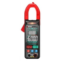 ANENG ST212 Digital Clamp Meter 400A Current True Smart Plier Ammeter 6000 Multimeter DC AC NCV Tester(Red)