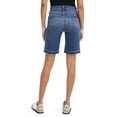 thumbnail image 2 of Jen7 by 7 for All Mankind Womens Denim Raw Hem Bermuda Shorts, 2 of 3