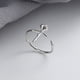 thumbnail image 4 of Anillos para mujer, regalos para mujer, personalidad femenina, anillo abierto con flor pequeña, anillo de espina rosa para mujer., 4 of 5