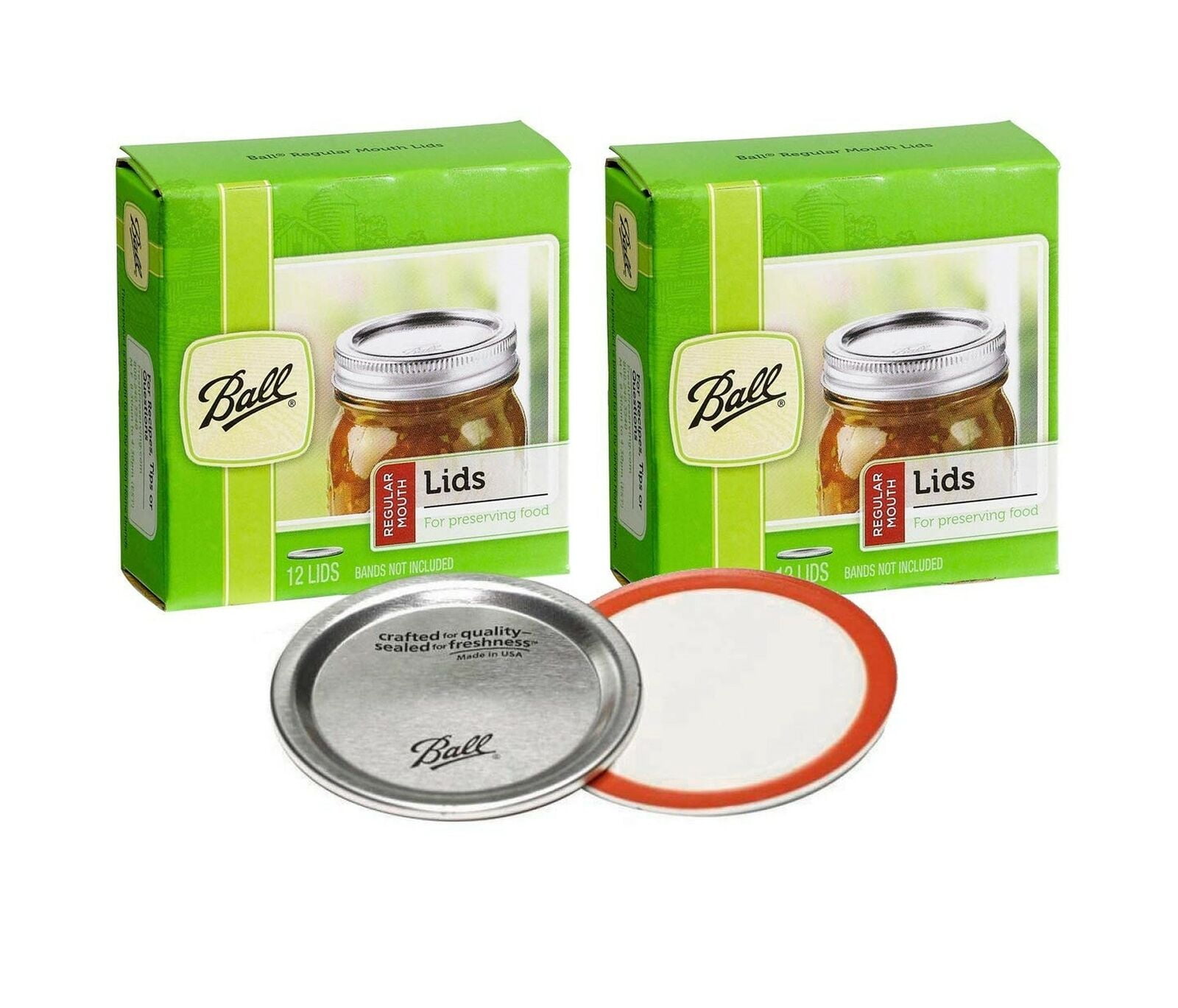 Kerr 10071 Regular Canning Jar Lids Pack of 12 for sale online 