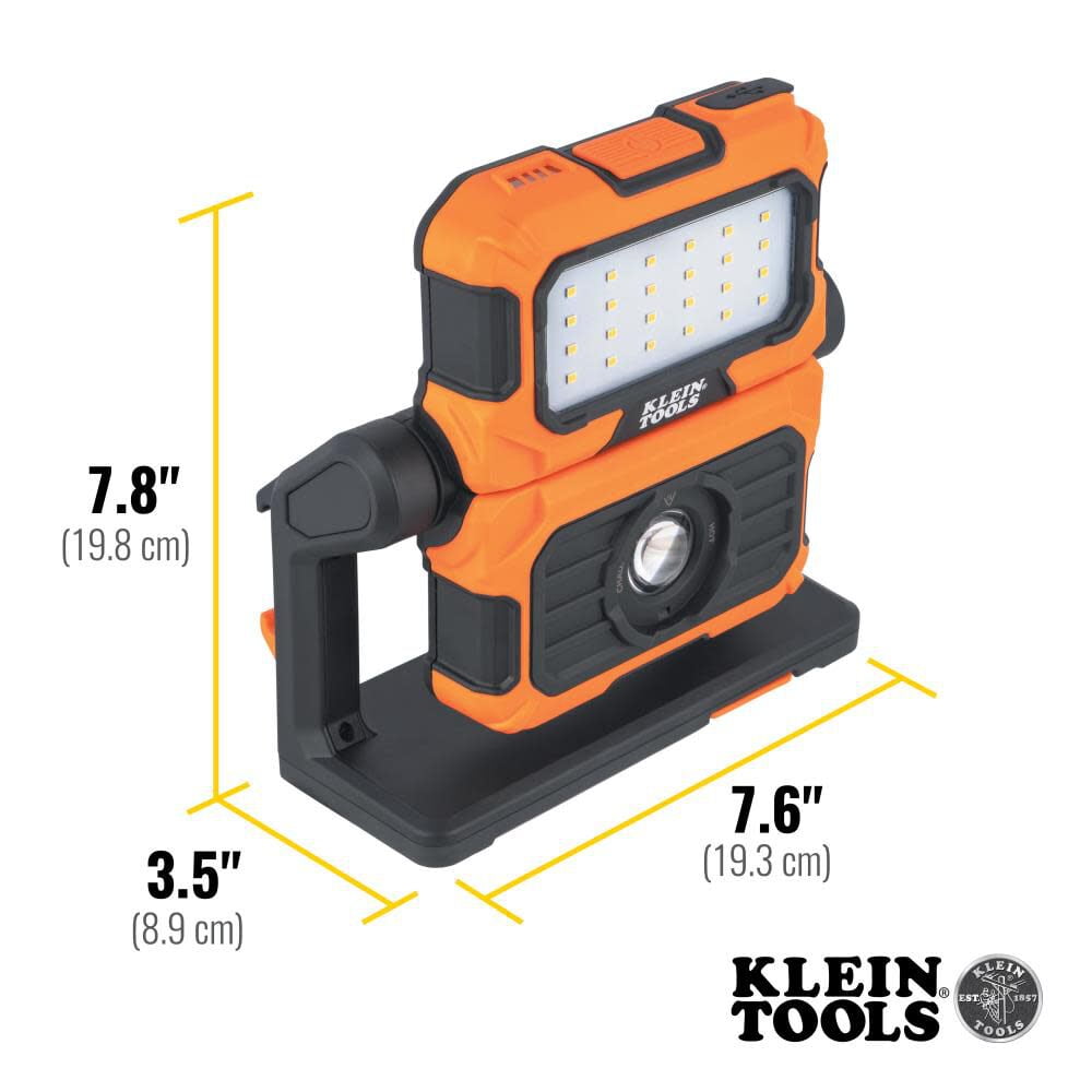 Klein Tools MODbox Rechargeable Dual Beam LED Work Light