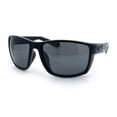thumbnail image 4 of Choppers Wrap Sunglasses for Men UV400 Polycarbonate Lens Lightweight Sport Fit Durable Frame Driving Outdoor Eyewear Black Frame - Black Lens, 4 of 7
