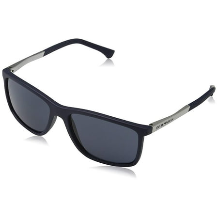 Emporio Armani EA4058 547487 Matte Blue EA4058 Square Sunglasses Lens Category