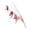 Red, variant on Glitter Butterfly Christmas Pick for Floral Arrangements, 23.6 Inch 3D Butterfly Spray Branch, for Xmas Tree Sticks Table Centerpieces Vase Fillers DIY Garland Wreath Crafts,1 Pack