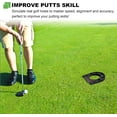 thumbnail image 5 of MAZEL Golf Putting Cup Hole Accuracy Trainer - Anodized Milled Aluminum Alloy Putting Training Aid for Indoor Outdoor Practice, with Carry Bag, 5 of 7
