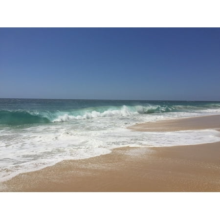 Canvas Print Cabo San Lucas Beach Mexico Travel Ocean Waves Stretched Canvas 10 x