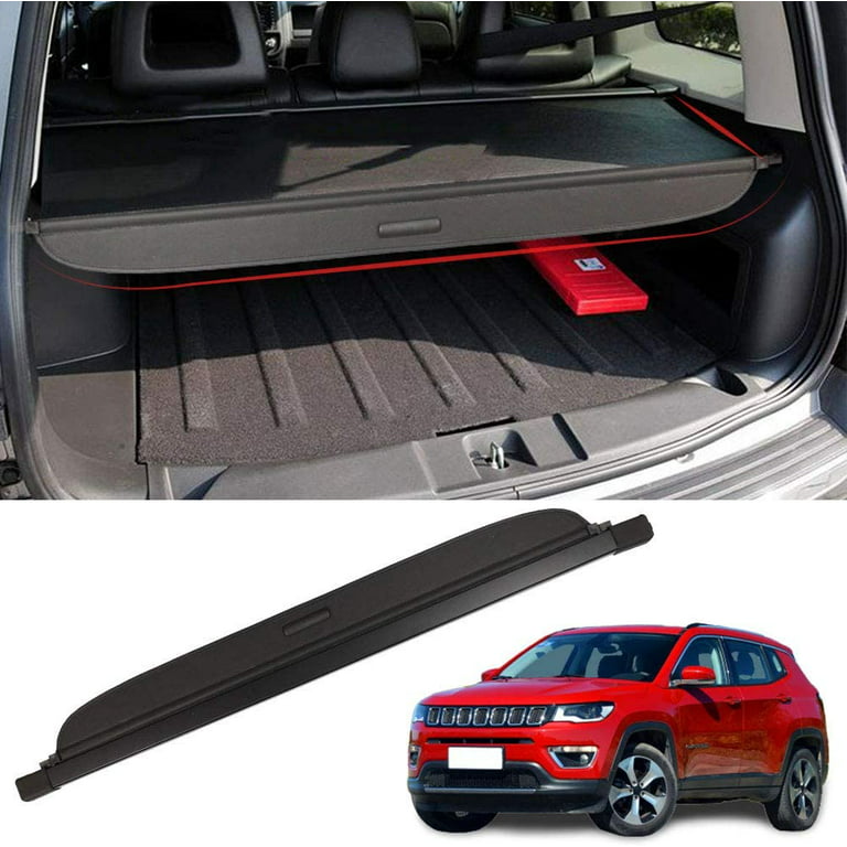 Fit Jeep Compass Patriot 2007-2016 Retractable Cargo Cover for 2007 2008 2009 2010 2011 2012 2013 2014 2015 2016 Jeep Patriot Compass SUV Accessory