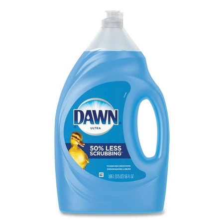 Dawn 80357751 Ultra 56 oz. Squeeze Bottle Liquid Dish Detergent - Dawn Original (2/Carton)