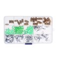 thumbnail image 4 of aparejos  100 piezas, conjunto de pesas, clips de seguridad, s, broches giratorios shamjiam Conjunto de cajas de pesca, 4 of 6