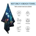 thumbnail image 2 of Wildflowers Butterfly Beach Towel Microfiber Beach Towels Sand Free Quick Dry Lightweight Travel Towels, 2 of 7